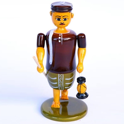 "Etikoppaka Wooden Farmer (Small Size) -B-20 - Click here to View more details about this Product
